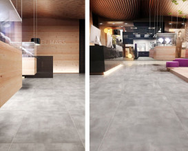 Плитка керамограніт Paradyz Tecniq Grys Gres Szkl. Rekt. Polpoler 59,8х59,8 см RHR-598X598-1-TECN.GR---2