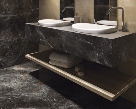 Плитка керамограніт Paradyz Tosi Brown полірований грес 59,8x59,8 см RPR-598X598-1-TOSI.BR