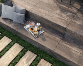 Плитка керамогранит Paradyz Wetwood Brown 2.0 29,5х119,5 см R-R-0,3X1,2-1-WETW.BR20