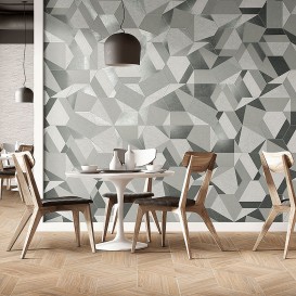 Плитка керамогранит Realonda Hextangram Fabric Grey 33х28,5 см 176901