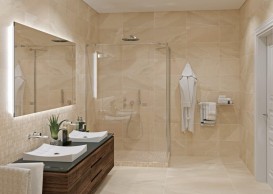 Плитка керамогранит Zeus Ceramica Calcare Beige 90х45 см ZBXCL3BR