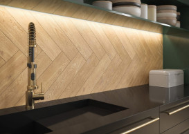 Плитка клинкер Cerrad Giornata Oro 60x11 см 5902510807962