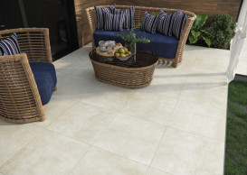 Плитка клінкер Cerrad Macro Bianco 60x60 см 5902510808389