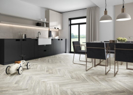 Плитка клінкер Cerrad Notta Silver 60x11 см 5902510808181