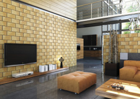 Плитка клінкер настінна Cerrad Stone cer 5 Ciemny Gobi  30x14,8 см 5903263447276