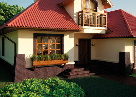 Плитка клінкер настінна Cerrad Country Wisnia RUST 24,5x6,5 см 5903263449782
