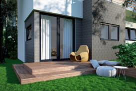 Плитка клинкер настенная Cerrad Stone cer 7 Steel 30x14,8 см 5903263447290