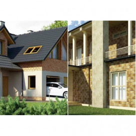 Плитка клинкер настенная Cerrad Stone cer 24 Oliwin 30x14,8 см 5903263447375