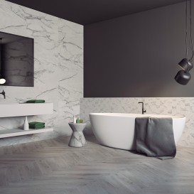 Плитка настінна Azteca Da Vinci White Matt 90х30 см 207204