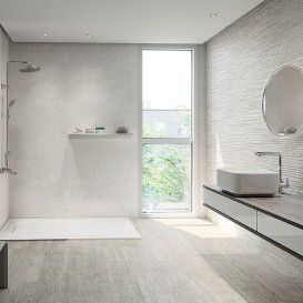 Плитка настенная Baldocer Volta Grey 85х28 см 174902