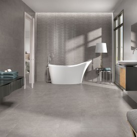 Плитка настінна El Molino Torso Decor Jet Gris 25х75 208702