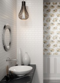 Плитка настінна InterCerama Arabesko 60х23 см білий 061 106901