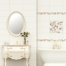 Плитка настінна InterCerama Continental 50х23 см світло-бежевий 021 147101