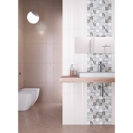 Плитка настінна InterCerama Lurex 60х23 см темно-коричневий 032 221708