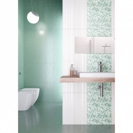 Плитка настенная InterCerama Lurex 60х23 см темно-бирюзовый 012-1 221711