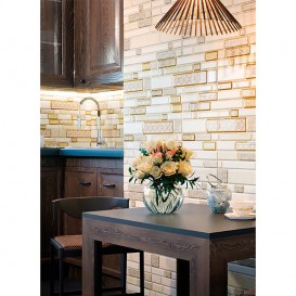 Плитка настенная InterCerama Textile 50х23 см светло-коричневый 031 216501