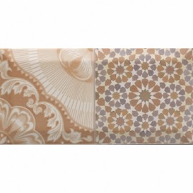 Плитка настенная Monopole Ceramica Antique Marron 20х10 см 055201