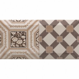 Плитка настенная Monopole Ceramica Antique Marron 20х10 см 055201