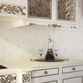 Плитка настенная Monopole Ceramica Mistral Marfil Brillo Bisel 30х10 см 267201