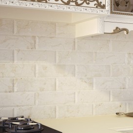 Плитка настенная Monopole Ceramica Mistral Marfil Brillo Bisel 30х10 см 267201