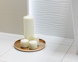 Плитка настінна Paradyz Elanda Bianco Struktura 25х75 см SSR-250X750-1-ELAN.BI