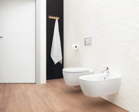 Плитка настінна Paradyz Elia Bianco B 25х75 см SSR-250X750-1-ELIA.BIB