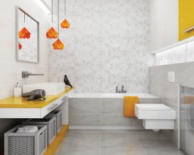 Плитка настінна Paradyz Emilly Grys Struktura Dekor 30х60 см SS--300X600-1-EMIL.GRDE-2