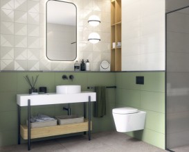 Плитка настінна Paradyz Feelings Bianco Struktura глянсова 19,8х19,8 см SS--198X198-1-FEES.BI