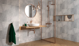 Плитка настінна Paradyz Harmony Grys Sciana Patchwork 30х60 см S---300X600-1-HARM.GRPAT