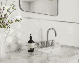 Плитка настенная Paradyz Moonlight Bianco B Struktura 29,8х59,8 см SSR-295X595-1-MOON.BIB