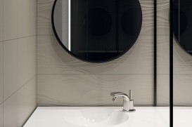 Плитка настінна Paradyz Neve Bianco Struktura матова 25х75 см SSR-250X750-1-NEVE.BI---M