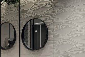 Плитка настінна Paradyz Neve Bianco Struktura матова 25х75 см SSR-250X750-1-NEVE.BI---M