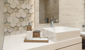 Плитка настенная Paradyz Sunlight Stone Beige Sciana Dekor Geometryk 30х60 см S---300X600-1-SUNL.BEG