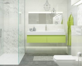 Плитка настенная Paradyz Tonnes Grys Kratka 30х60 см S---300X600-1-TONN.GRKA-2