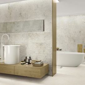 Плитка настінна Porcelanite Dos 8212 White Relieve 80х33,3 см 247602