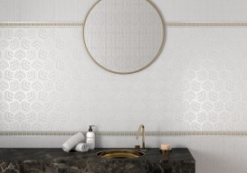 Плитка настінна Saloni Glaze Blanco 90х30 см 209101
