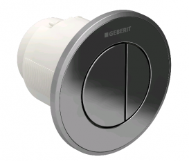 Пневмокнопка змиву для унітазу Geberit Type 01 подвійний змив хром глянсовий 116.050.21.1