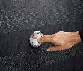 Пневмокнопка змиву для унітазу Geberit Type 10 подвійний змив хром матовий / хром глянсовий / хром матовий 116.056.KN.1