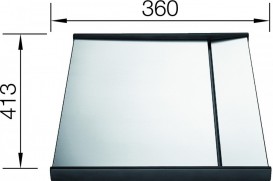 Піддон для мийки Blanco зі стоком для води нержавіюча сталь 223067