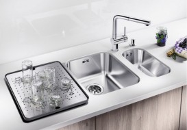 Поддон с перфорированной вставкой для моек BLANCO UNDERLINE нержавеющая сталь 513485