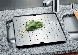 Поддон с перфорированной вставкой для моек BLANCO UNDERLINE нержавеющая сталь 513485