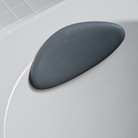 Подголовник для ванн Jika полиуретан тёмно-серый H2949800880001