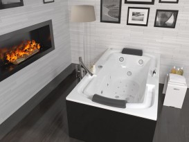 Підголівник для ванн Riho Lisette чорний AH06110