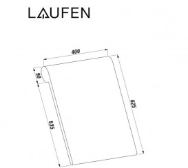 Подголовник для ванны Laufen Sonar светло-серый H2923400870001