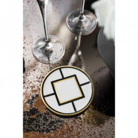 Підсклянник Villeroy & Boch MetroChic Gifts 11 см білий/золото/чорний 10-4483-7965