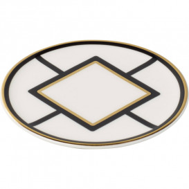 Підсклянник Villeroy & Boch MetroChic Gifts 11 см білий/золото/чорний 10-4483-7965