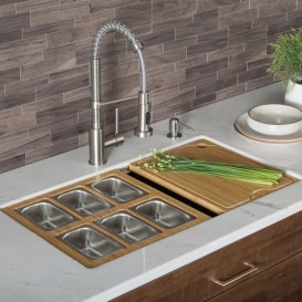 Подставка под аксессуары Kraus Bamboo 426х400 мм бамбук KSB-104BB