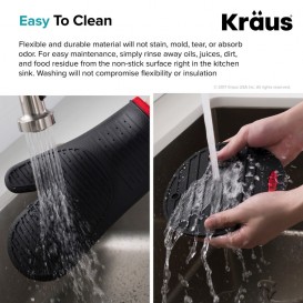 Подставка жаропрочная для кухни Kraus силиконовая черная KST-1BLACK