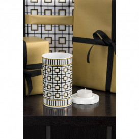 Подсвечник Villeroy & Boch MetroChic Gifts 13 см белый/золото/черный 10-4483-5520