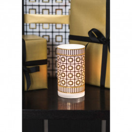 Подсвечник Villeroy & Boch MetroChic Gifts 13 см белый/золото/черный 10-4483-5520